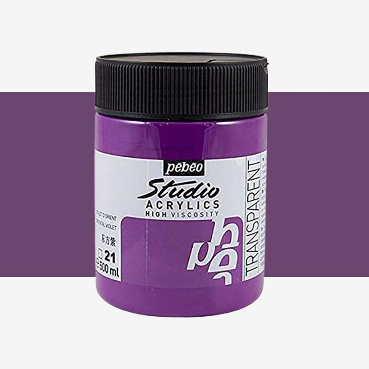 Pebeo Akrilik Boya Studio 500ml Oriental Violet 21