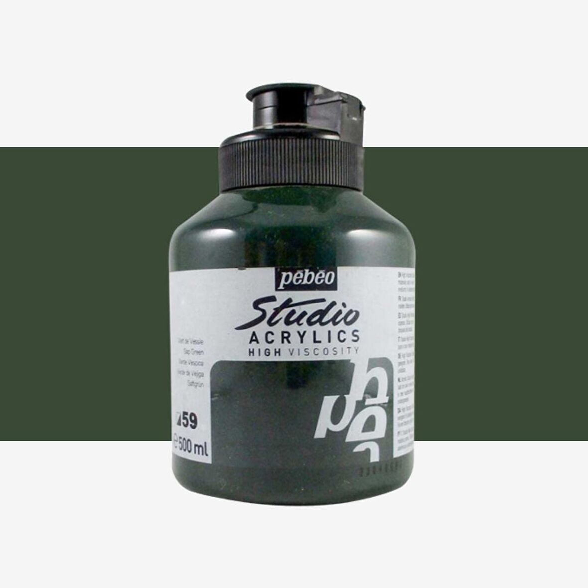 Pebeo Akrilik Boya Studio 500ml Sap Green 59