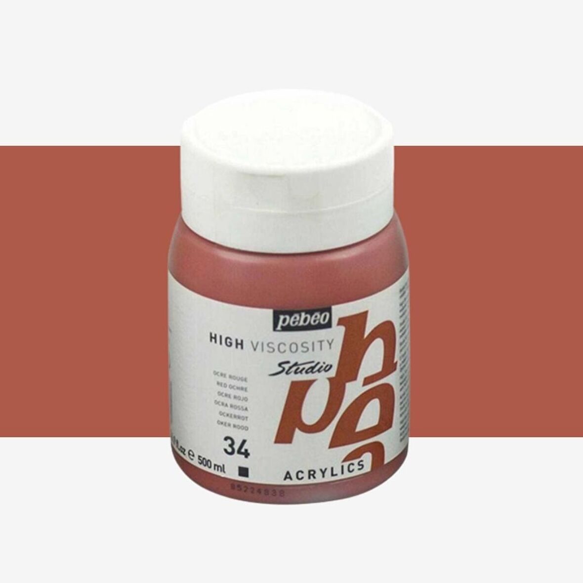 Pebeo Akrilik Boya Studio 500ml Red Ochre 34