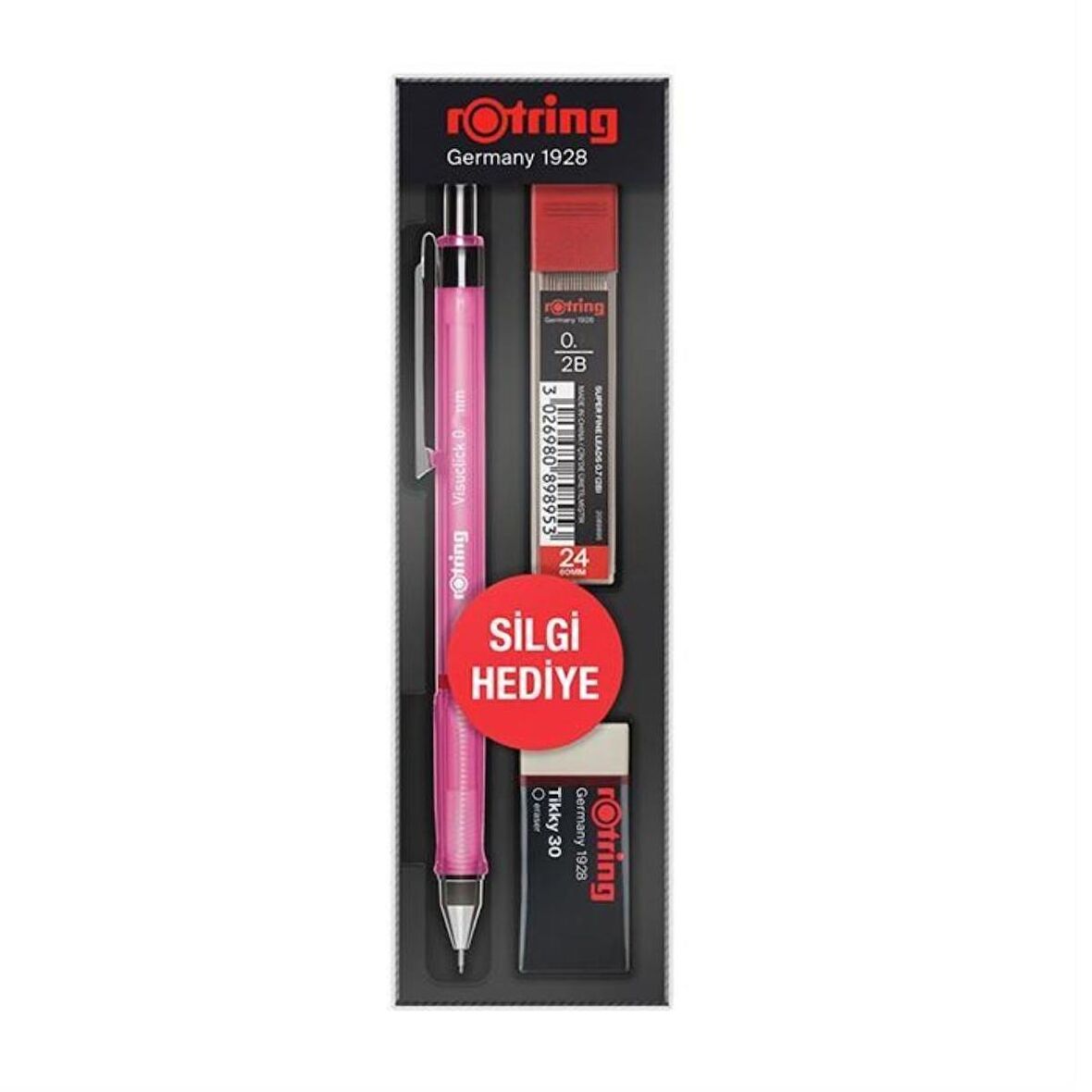 Rotring Visuclick Versatil Uçlu Kalem Okul Seti 0.7 mm Pembe
