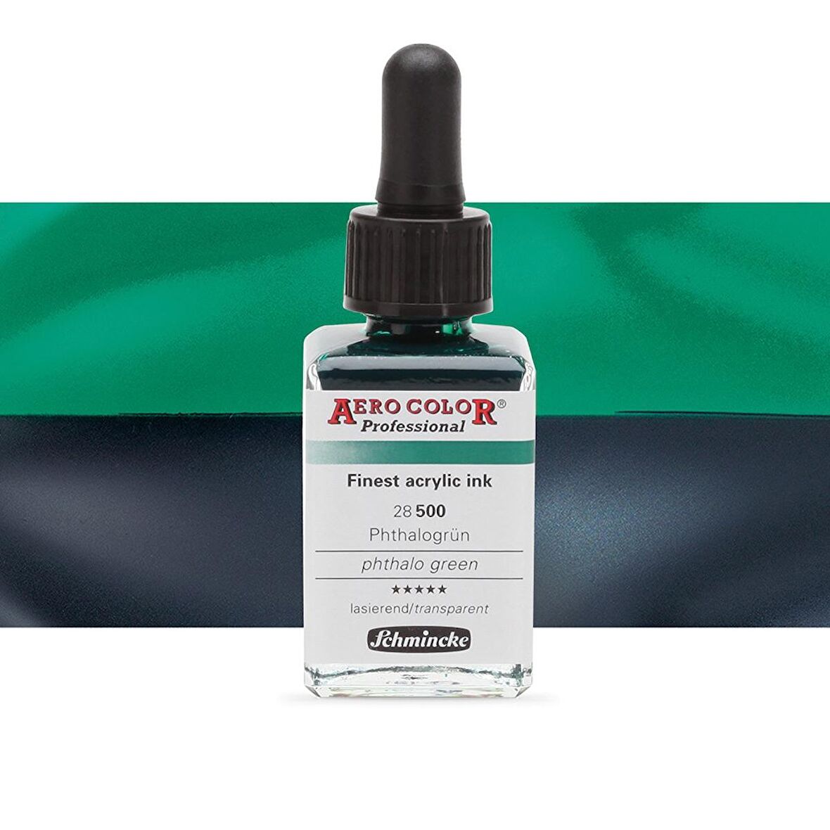 Schmincke Aero Color Professional Finest Akrilik ink. 28ml Phthalo Green 500