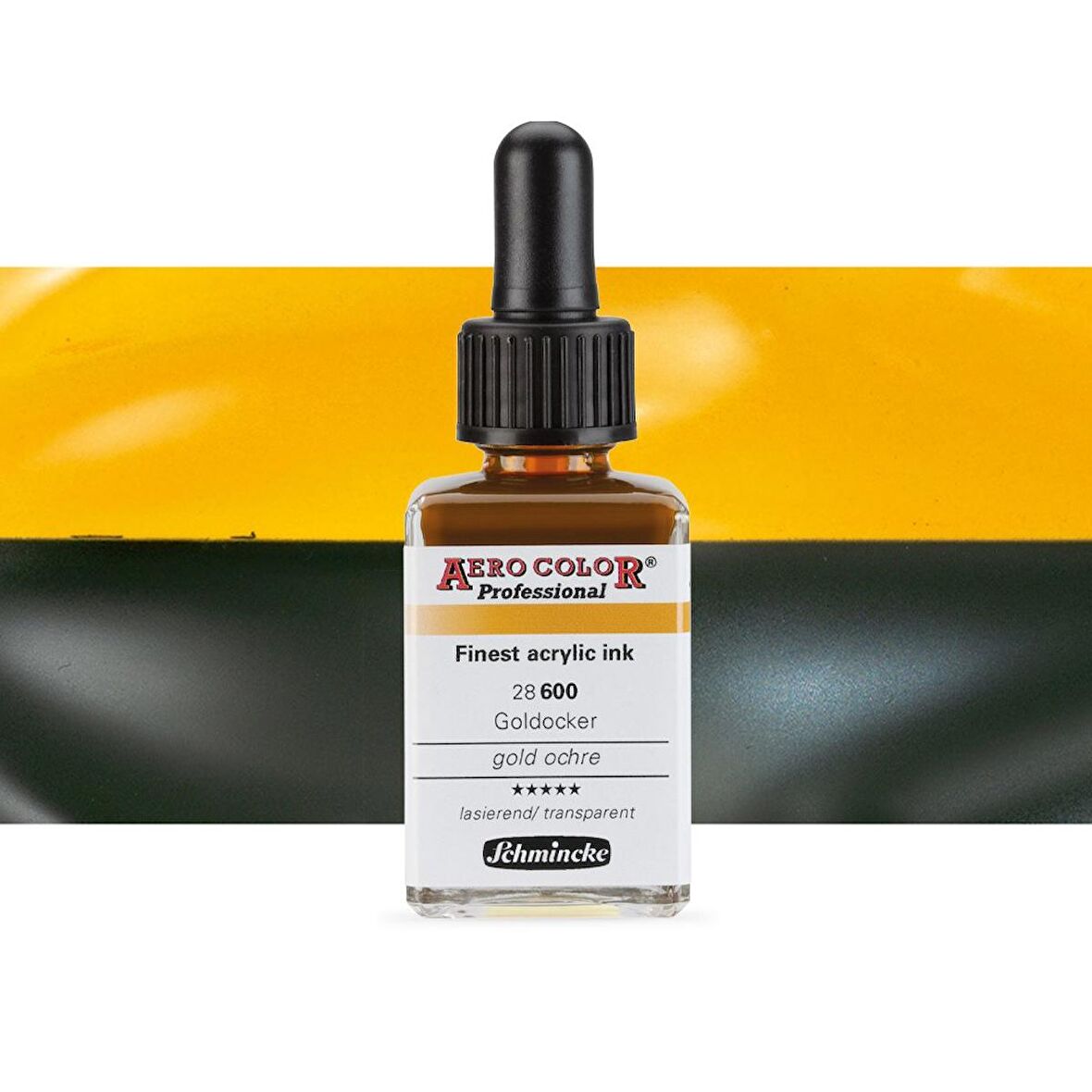 Schmincke Aero Color Professional Finest Akrilik ink. 28ml Gold Ochre 600