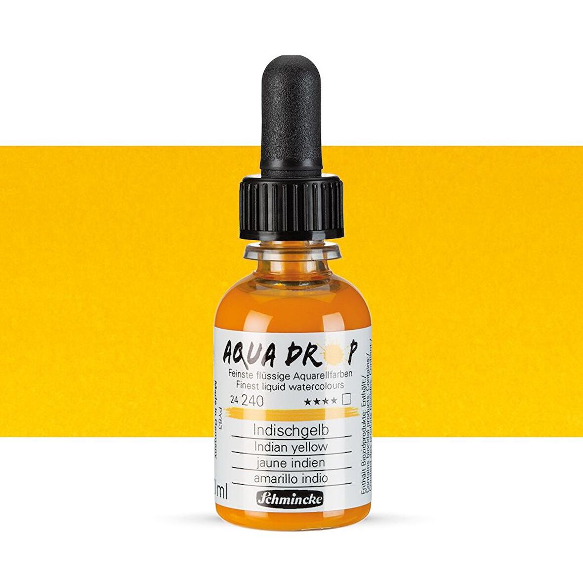 Schmincke Aqua Drop Sıvı Sulu Boya 30ml Indian Yellow 240