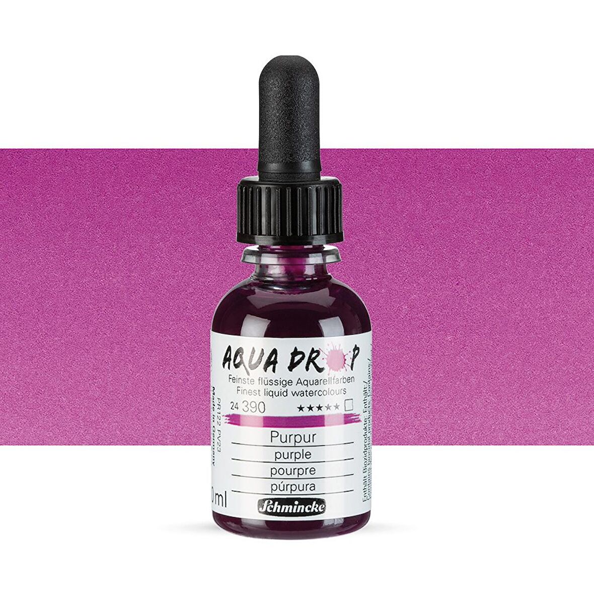 Schmincke Aqua Drop Sıvı Sulu Boya 30ml Purple 390
