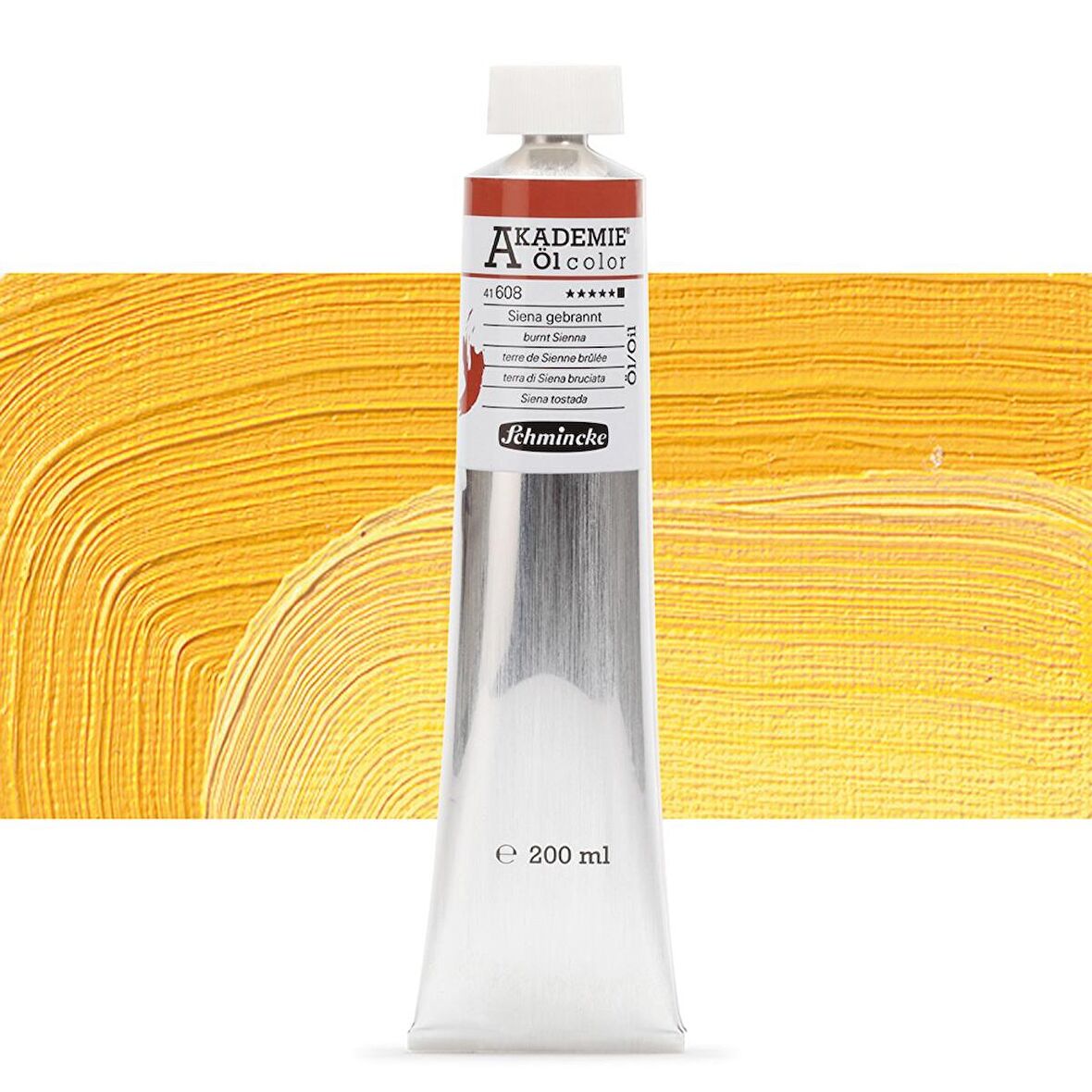 Schmincke Akademie Yağlı Boya 200ml S.1 608 Burnt Sienna