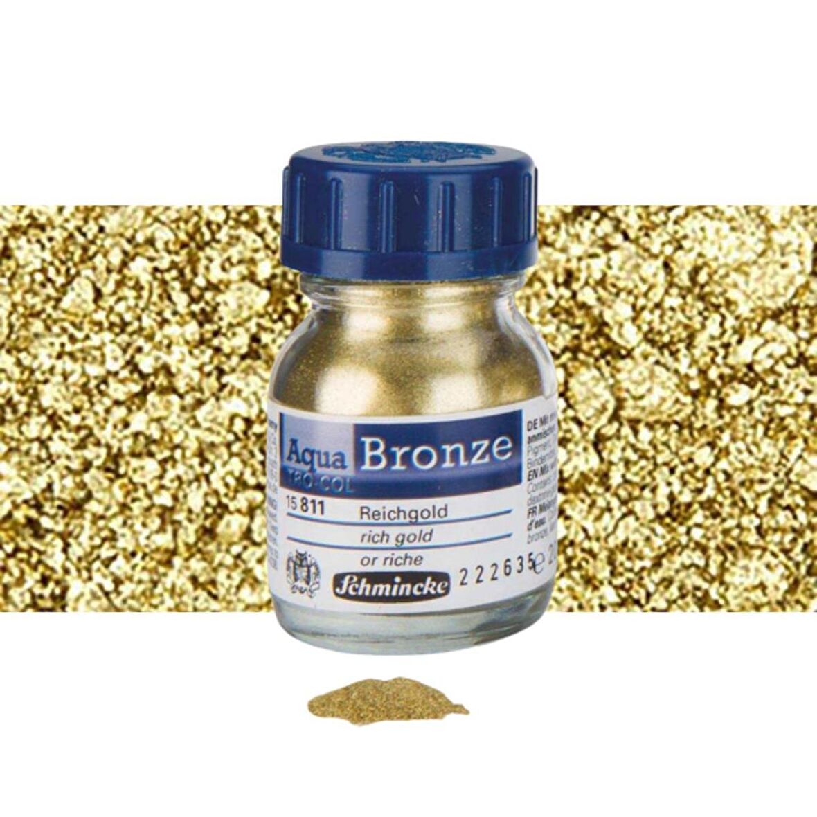 Schmincke Aqua Metalik Sulu Boya Bronzes 20ml Rich Gold 811