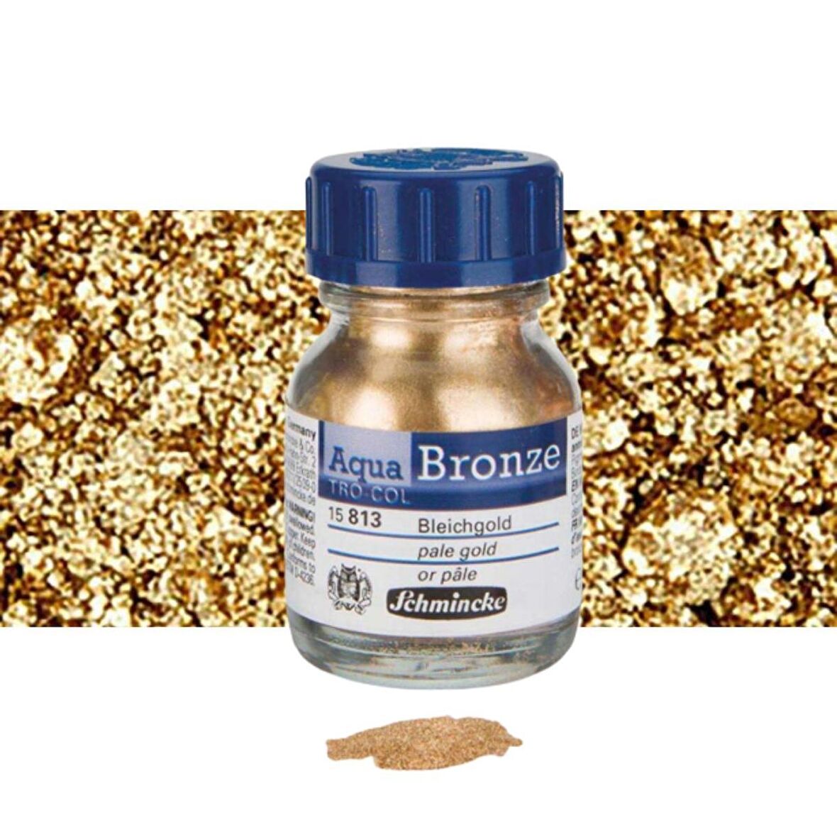 Schmincke Aqua Metalik Sulu Boya Bronzes 20ml Pale Gold 813