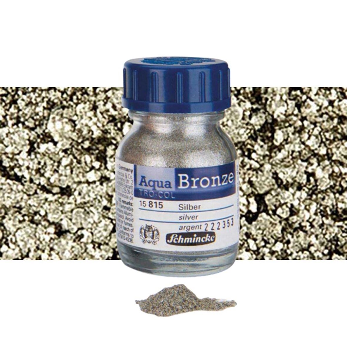 Schmincke Aqua Metalik Sulu Boya Bronzes 20ml Silver 815