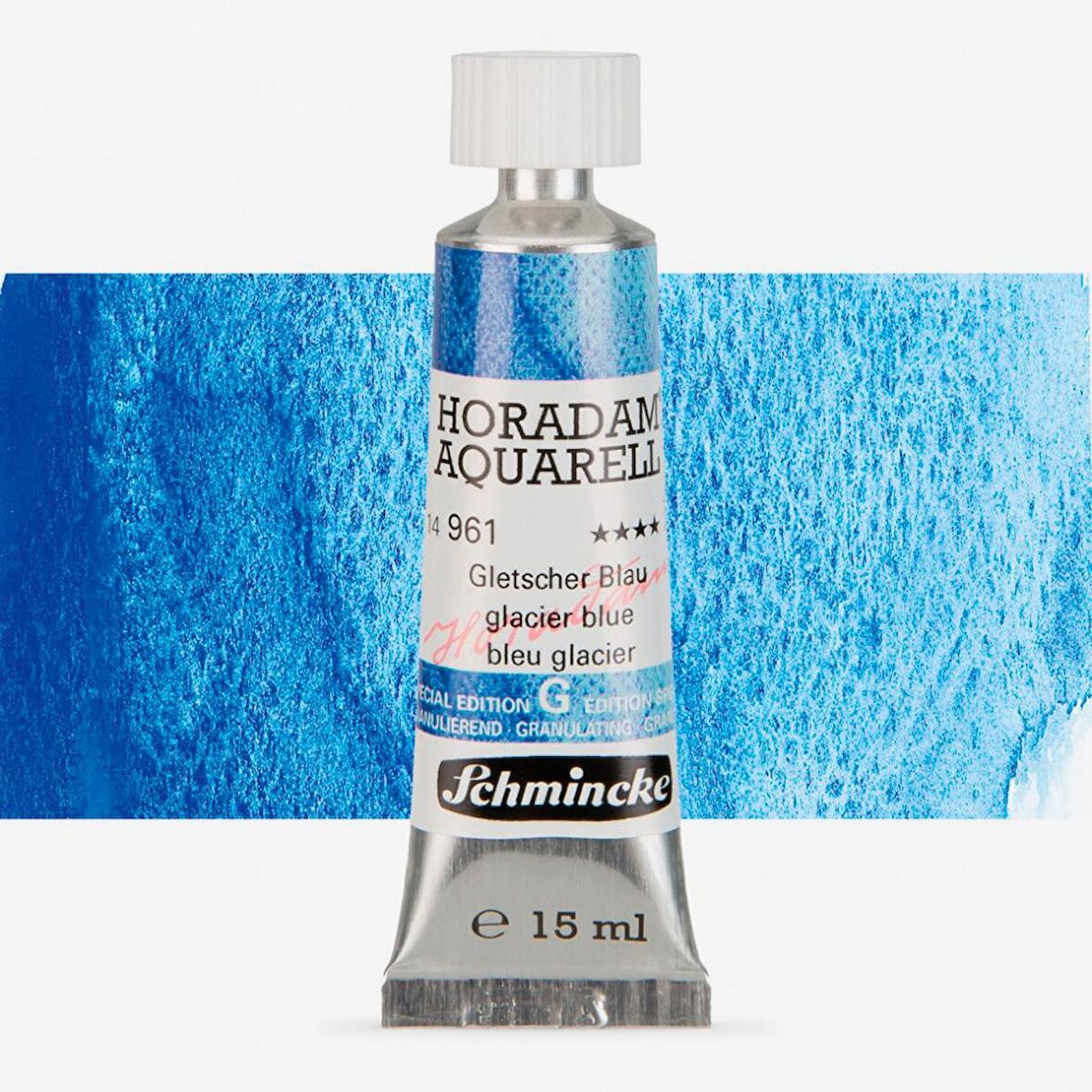 Schmincke Horadam Aquarell Tube 15ml Super Granulation Seri 962 Glacier Turquoise