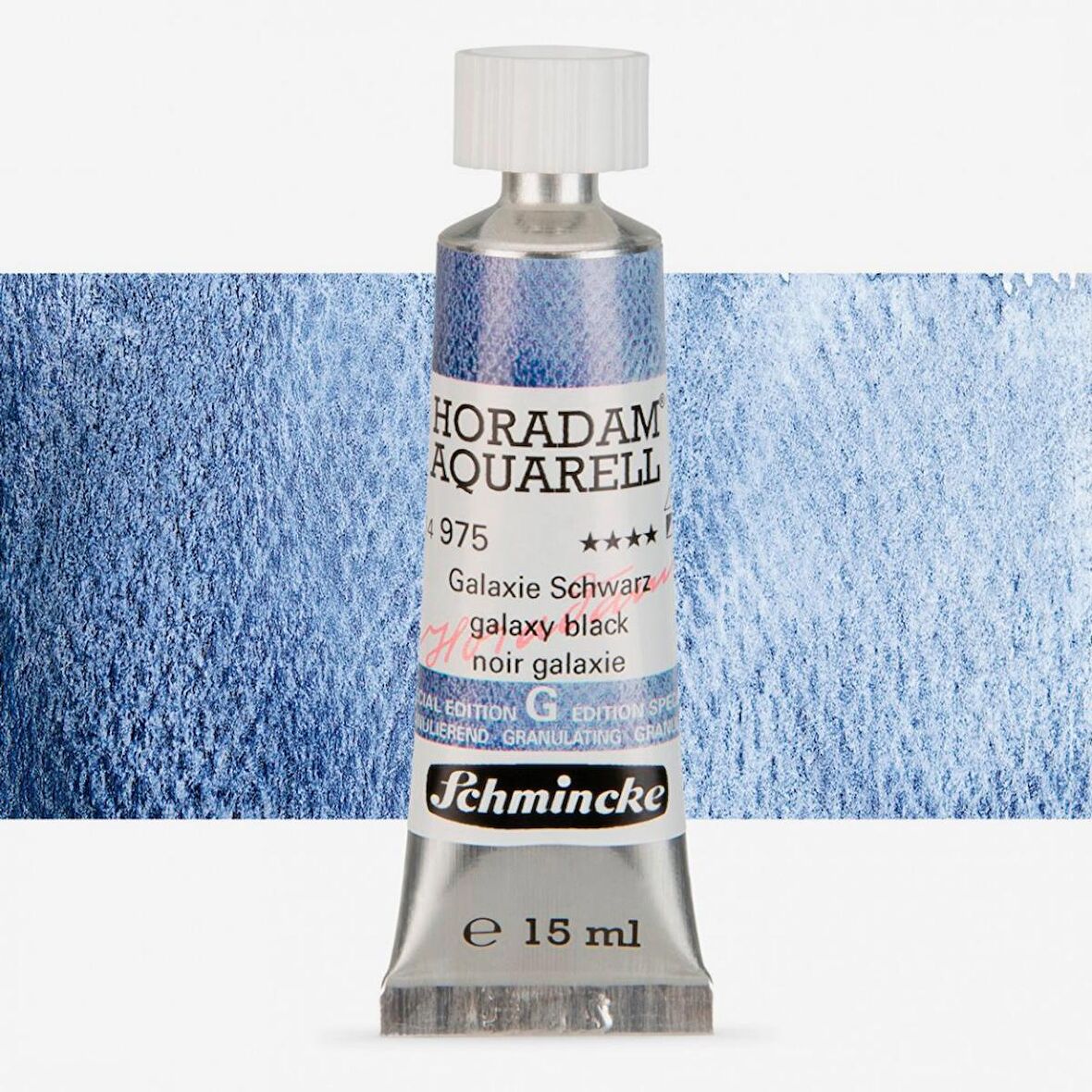 Schmincke Horadam Aquarell Tube 15ml Super Granulation Seri 975 Galaxy Black