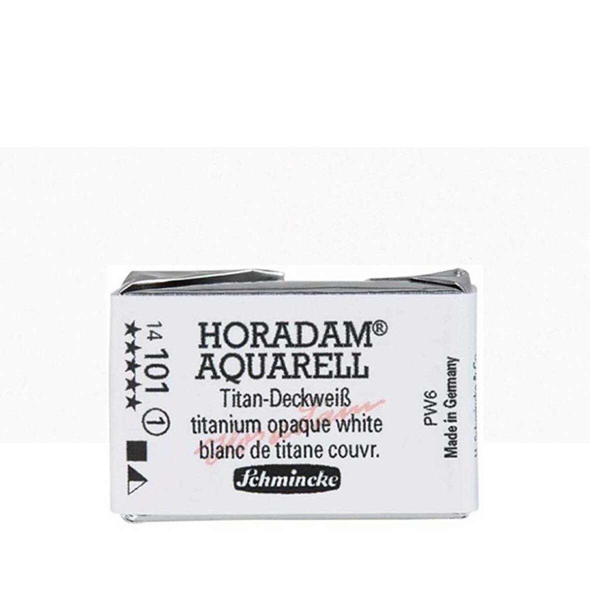 Schmincke Horadam Aquarell Tam Tablet Sulu Boya Titanium Opaque White 101 S.1 