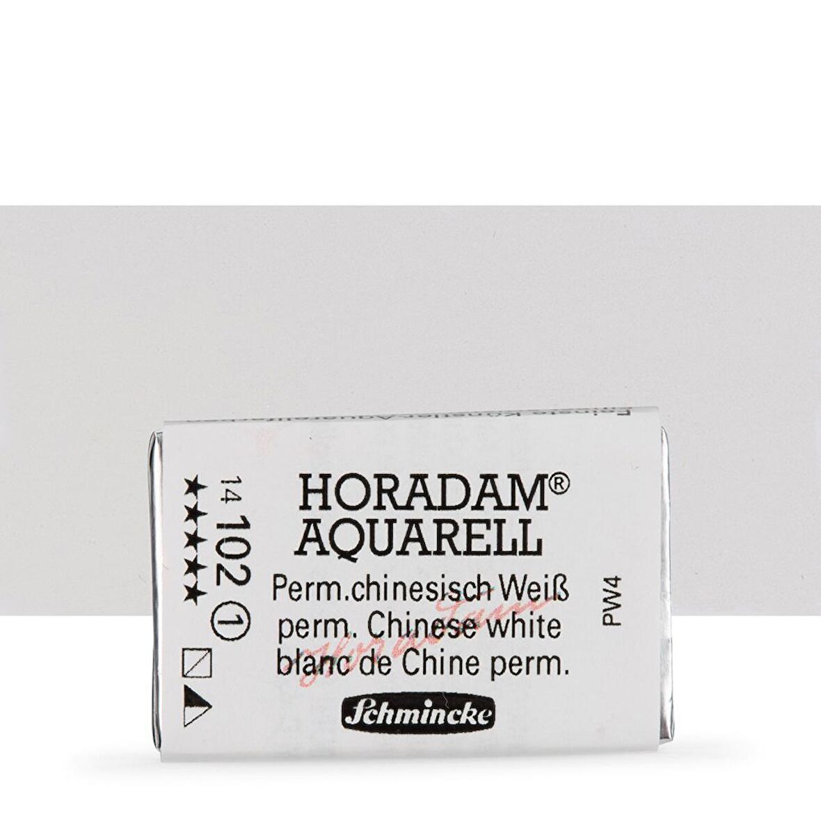 Schmincke Horadam Aquarell Tam Tablet Sulu Boya Permanent Chinese White 102 S.1 