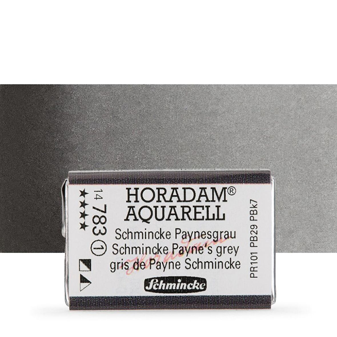 Schmincke Horadam Aquarell Tam Tablet Sulu Boya Schmincke Payne's Grey 783 S.1 