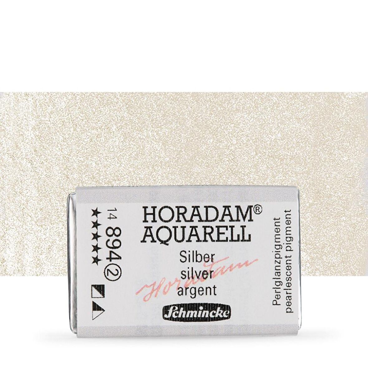 Schmincke Horadam Aquarell Tam Tablet Sulu Boya Silver 894 S.2
