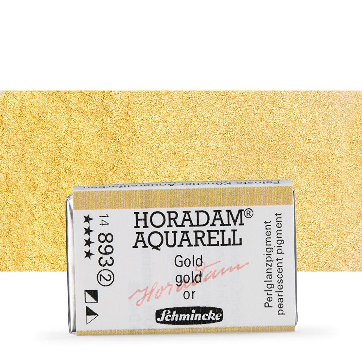 Schmincke Horadam Aquarell Tam Tablet Sulu Boya Gold 893 S.2