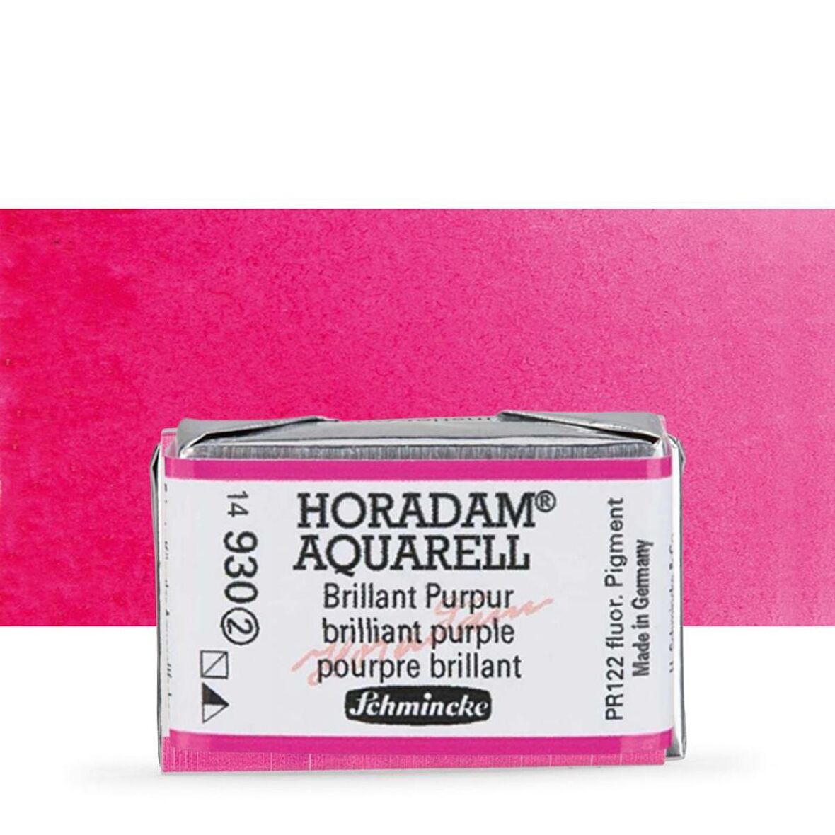 Schmincke Horadam Aquarell Tam Tablet Sulu Boya Brilliant Purple 930 S.2