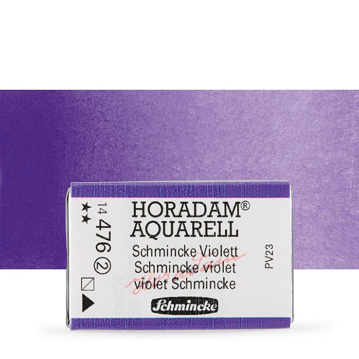 Schmincke Horadam Aquarell Tam Tablet Sulu Boya Mauve 476 S.2