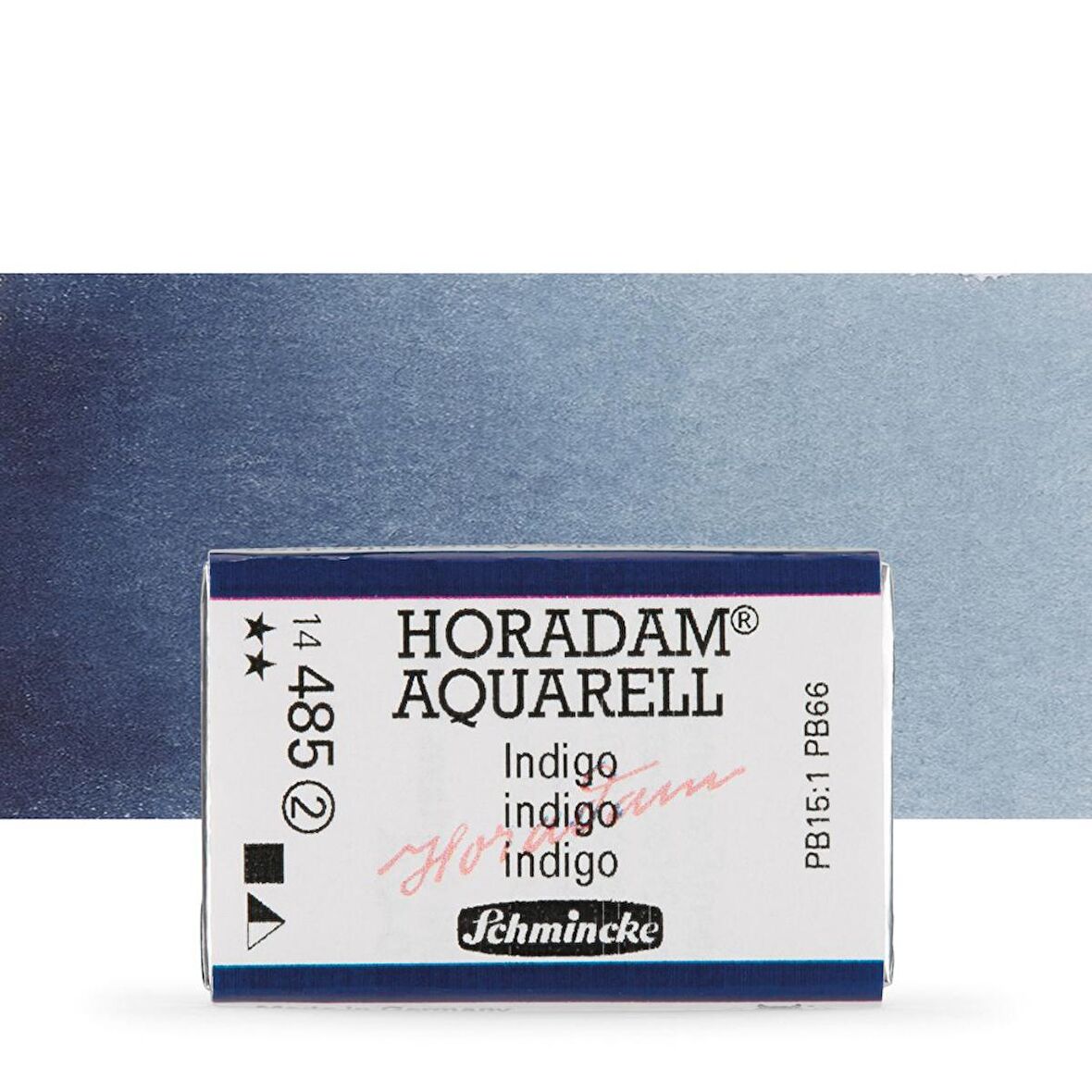 Schmincke Horadam Aquarell Tam Tablet Sulu Boya Indigo 485 S.2