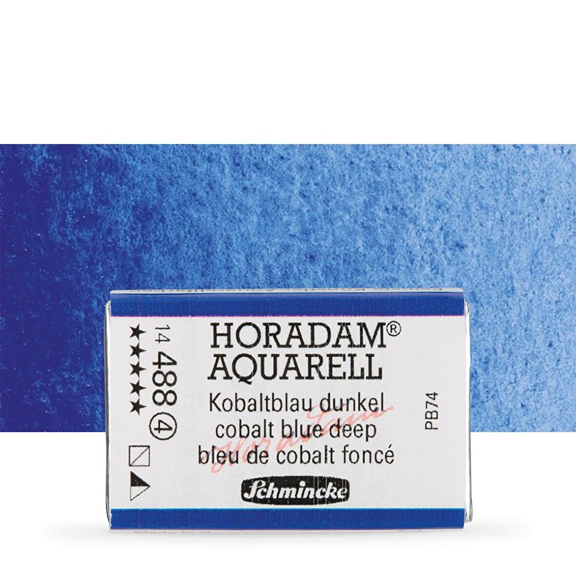 Schmincke Horadam Aquarell Tam Tablet Sulu Boya Cobalt Blue Deep 488 S.4
