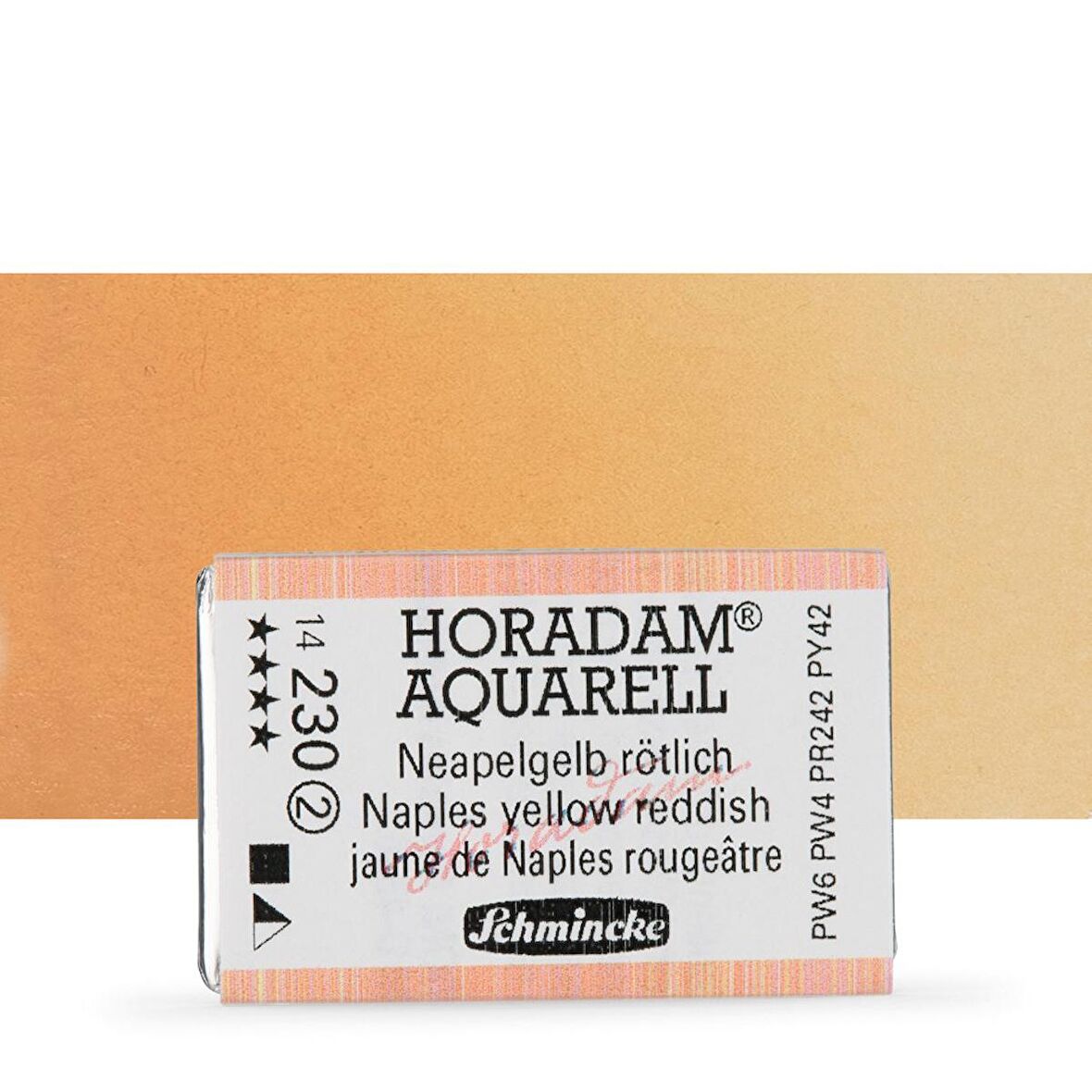 Schmincke Horadam Aquarell Tam Tablet Sulu Boya Naples Yellow Reddish 230 S.2