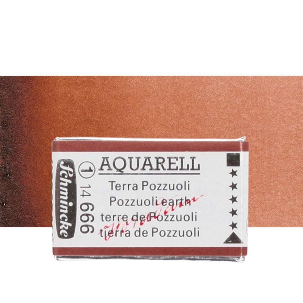 Schmincke Horadam Aquarell Tam Tablet Sulu Boya Pozzuoli Earth 666 S.1