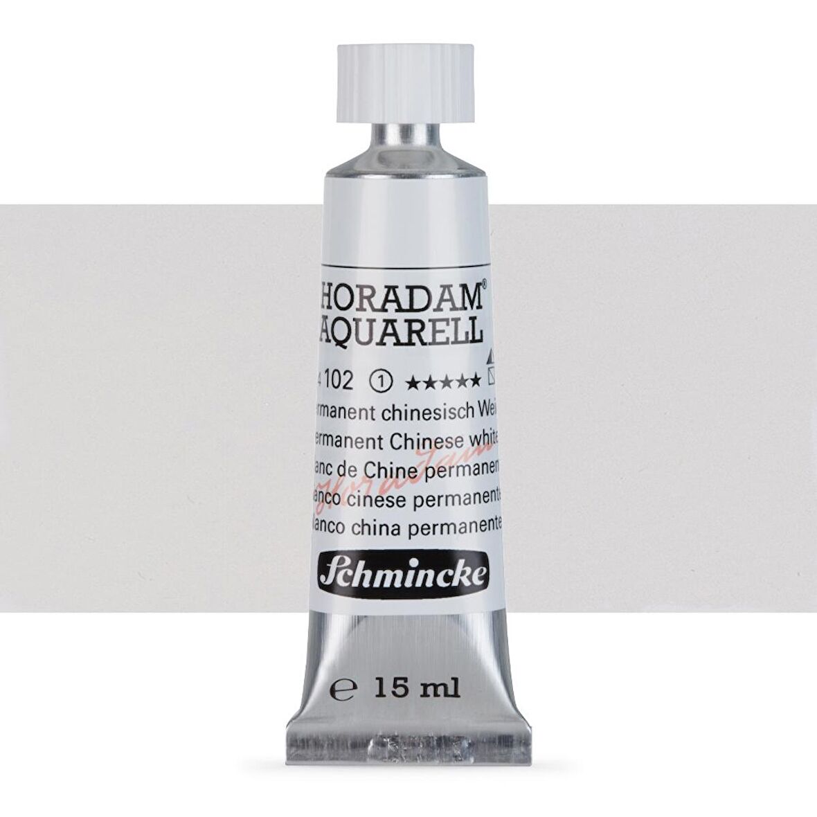 Schmincke Horadam Aquarell Tube Tüp Sulu Boya 15ml Permanent Chinese White 102 S.1