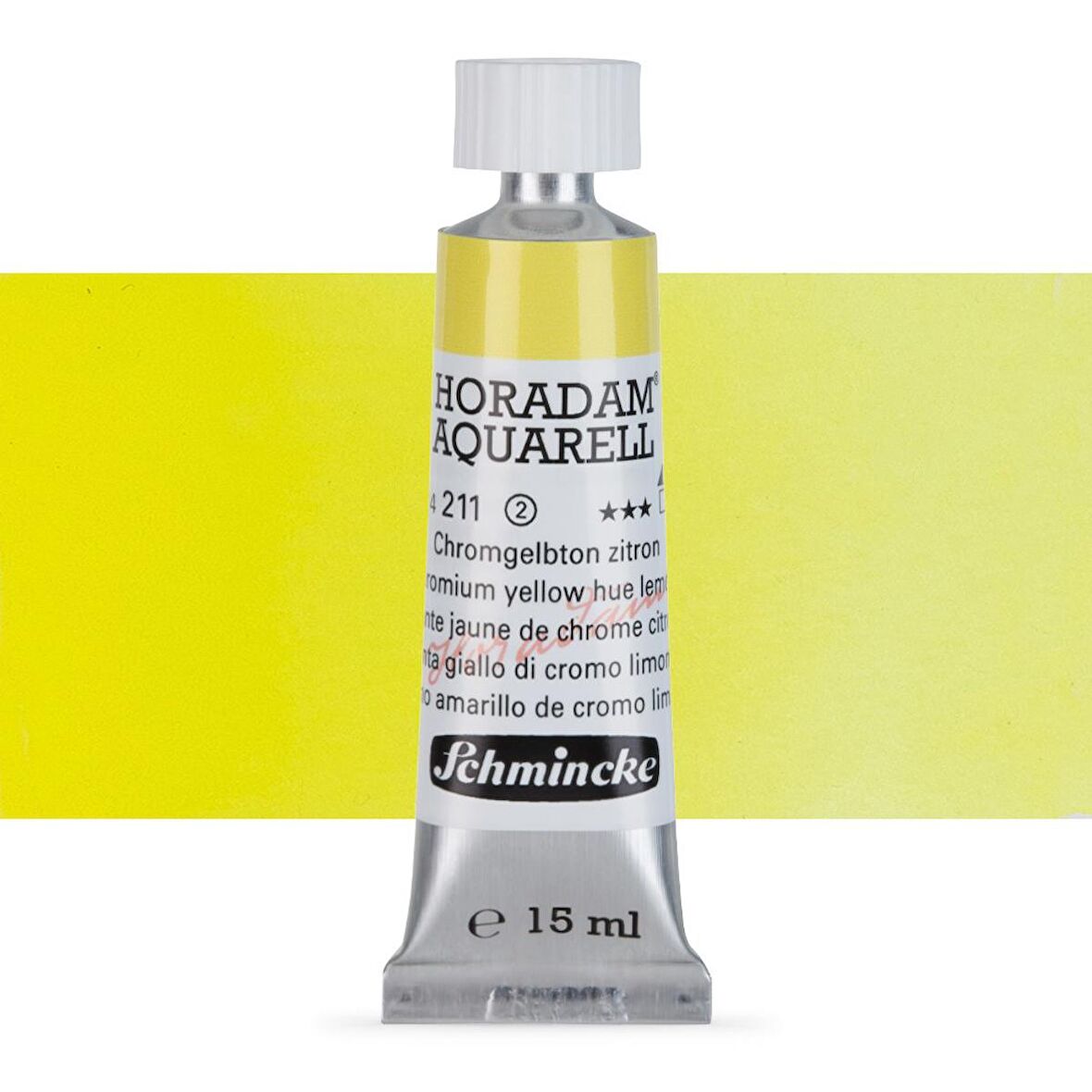 Schmincke Horadam Aquarell Tube Tüp Sulu Boya 15ml Chrome Yellow Lemon 211 S.2
