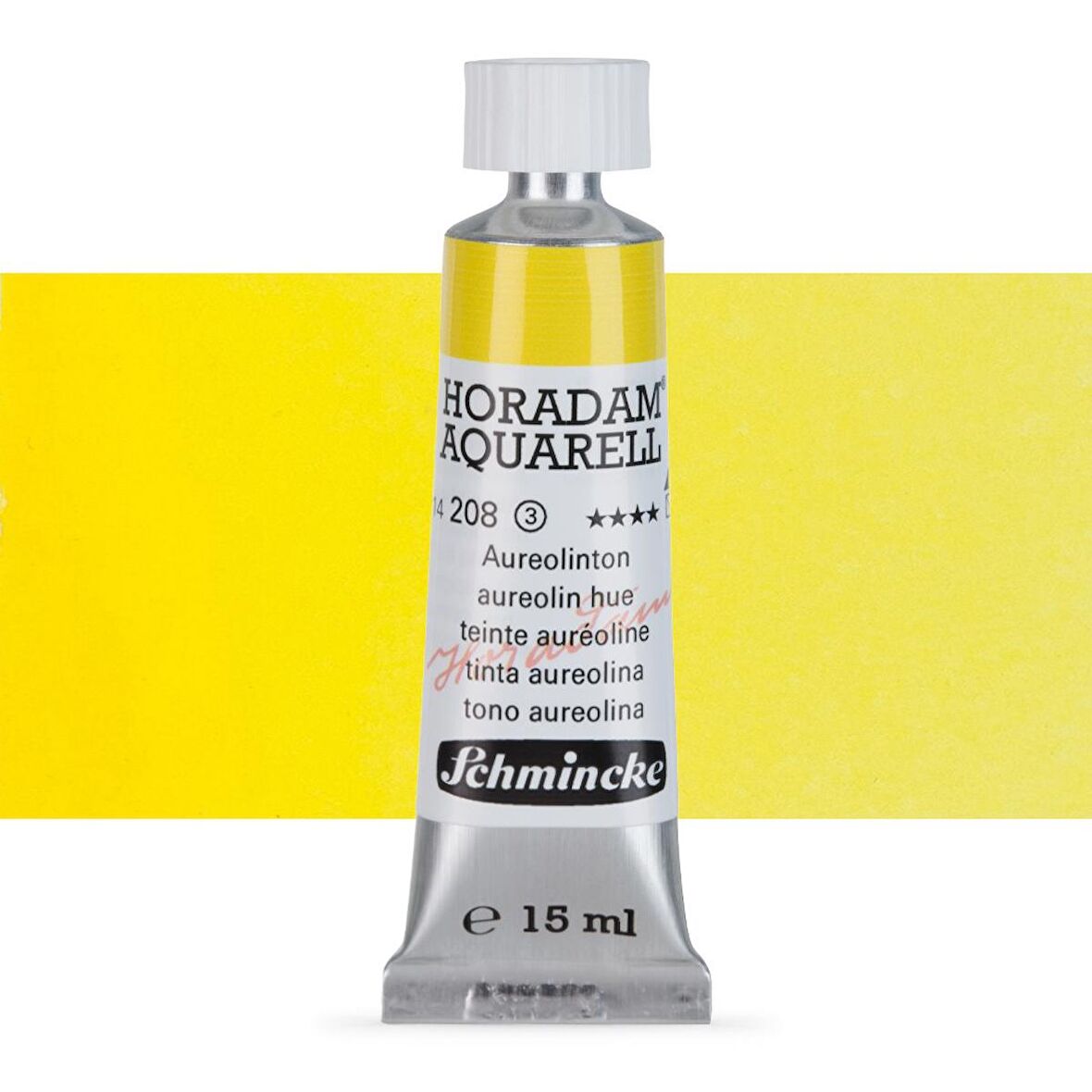 Schmincke Horadam Aquarell Tube Tüp Sulu Boya 15ml Aureolin Modern 208 S.3