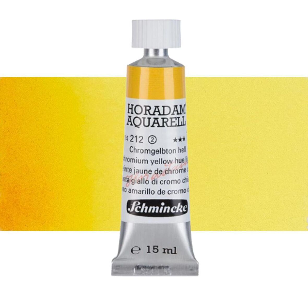 Schmincke Horadam Aquarell Tube Tüp Sulu Boya 15ml Chrome Yellow Light 212 S.2