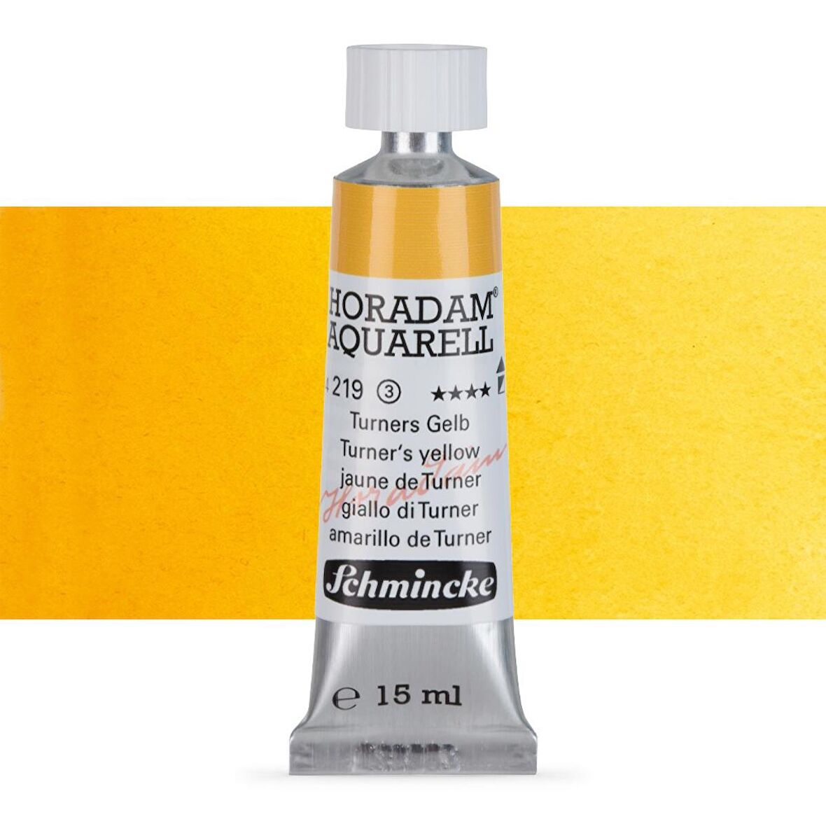Schmincke Horadam Aquarell Tube Tüp Sulu Boya 15ml Turners Yellow 219 S.3