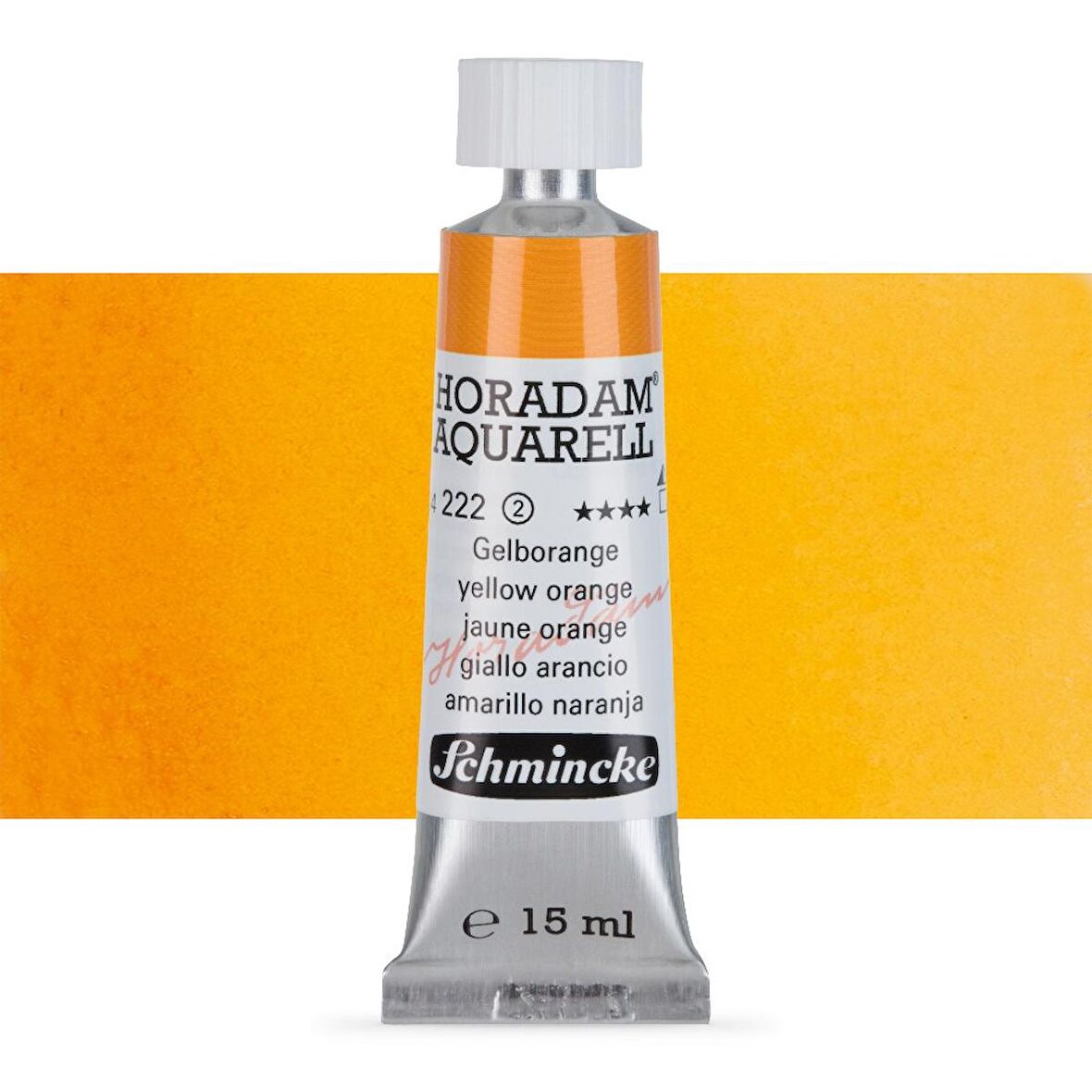 Schmincke Horadam Aquarell Tube Tüp Sulu Boya 15ml Yellow Orange 222 S.2