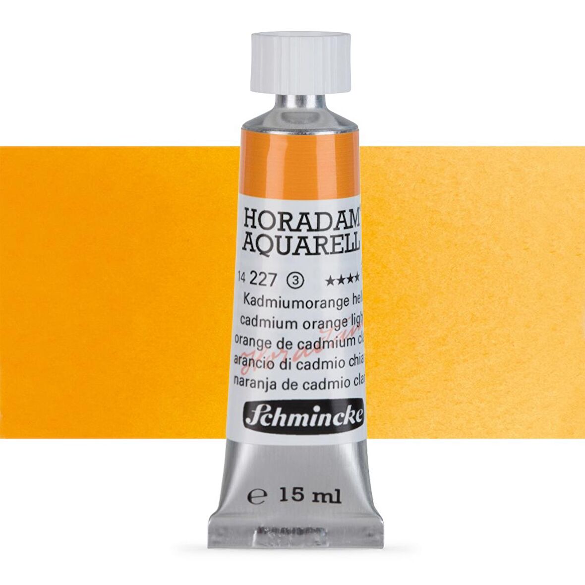Schmincke Horadam Aquarell Tube Tüp Sulu Boya 15ml Cadmium Orange Light 227 S.3