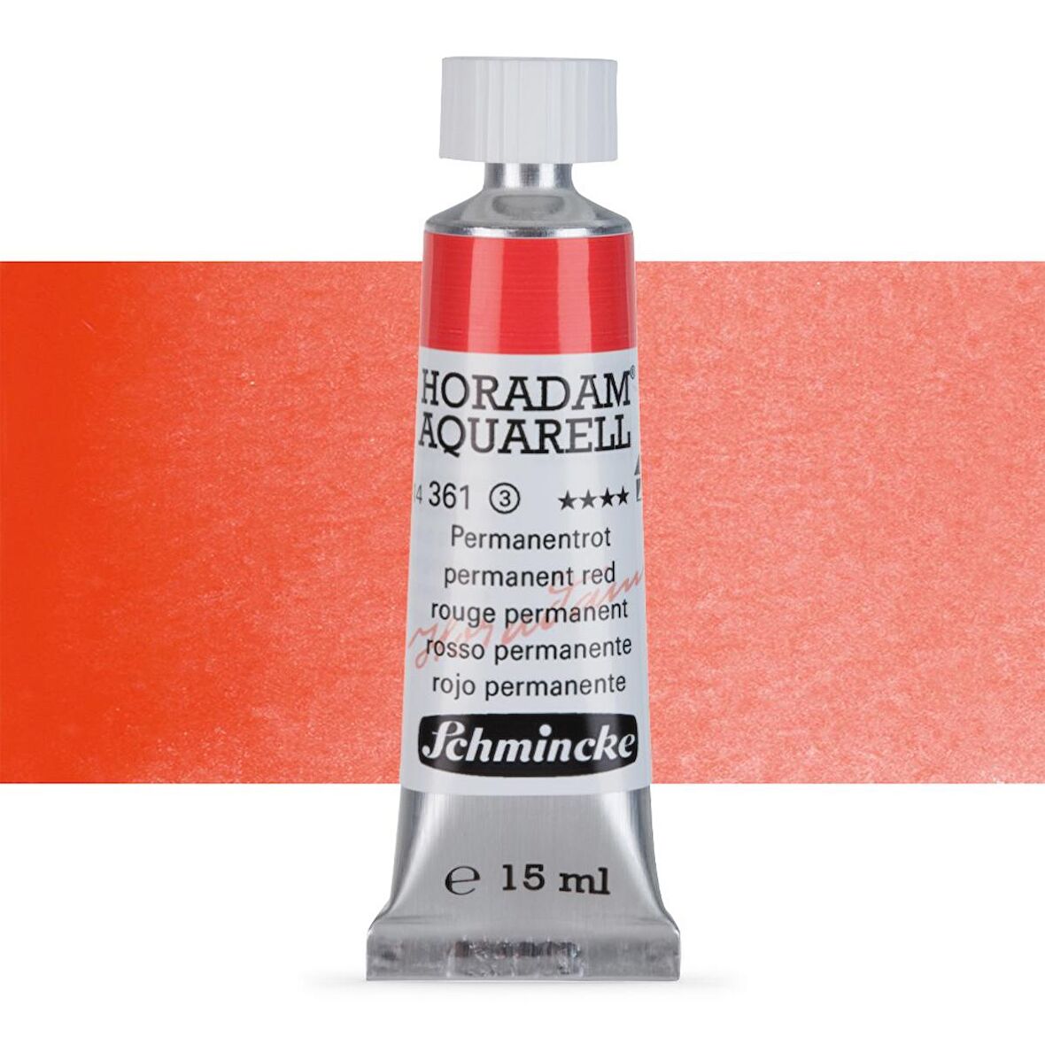 Schmincke Horadam Aquarell Tube Tüp Sulu Boya 15ml Permanent Red 361 S.3
