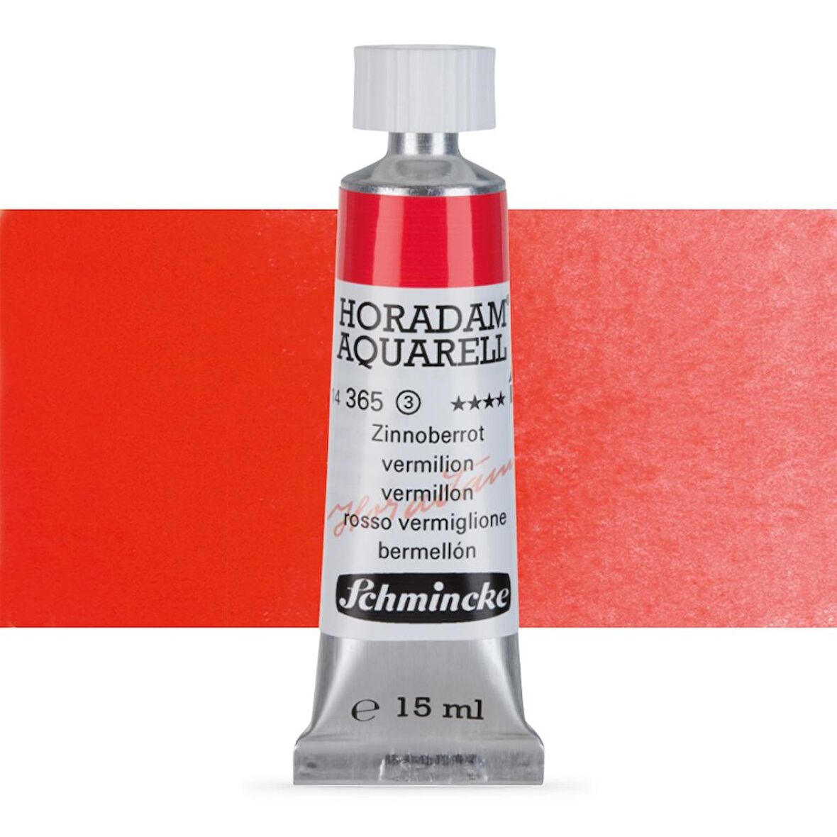 Schmincke Horadam Aquarell Tube Tüp Sulu Boya 15ml Vermilion 365 S.3