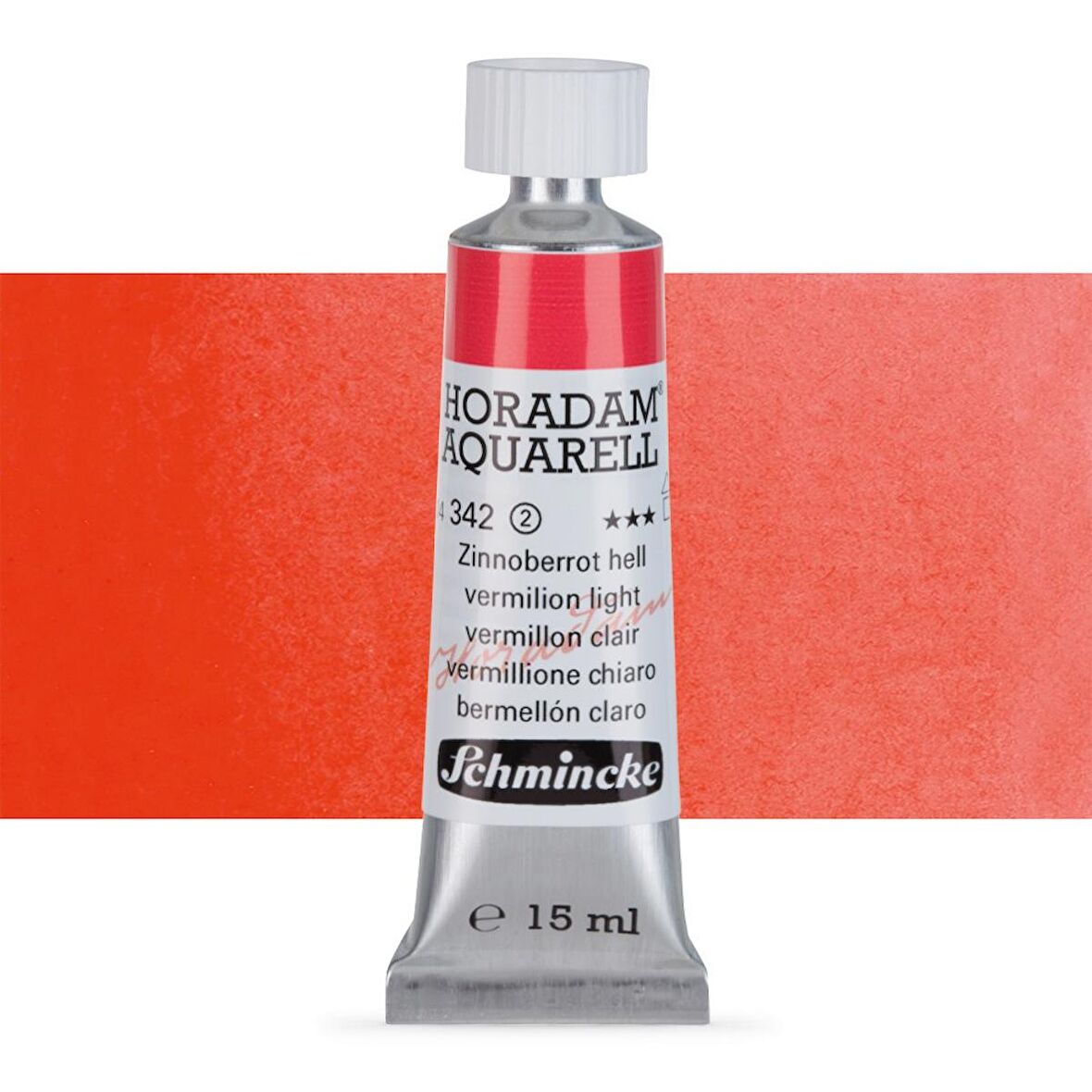 Schmincke Horadam Aquarell Tube Tüp Sulu Boya 15ml Vermilion Light 342 S.2