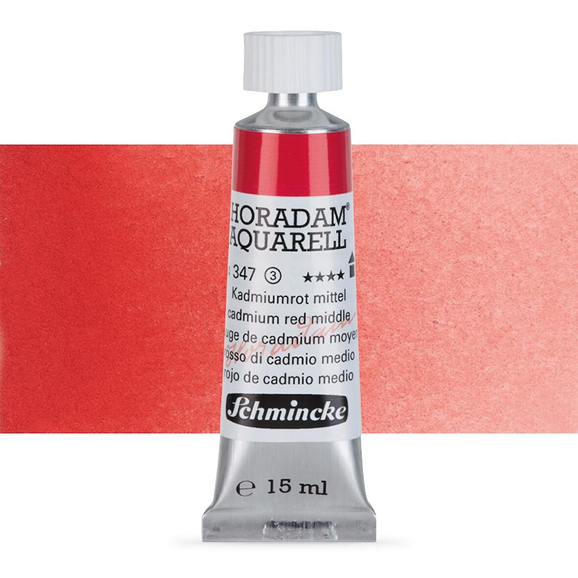 Schmincke Horadam Aquarell Tube Tüp Sulu Boya 15ml Cadmium Red Middle 347 S.3
