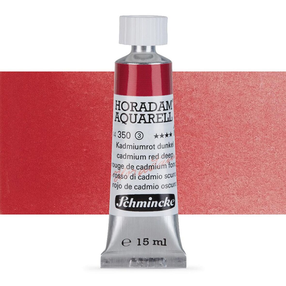Schmincke Horadam Aquarell Tube Tüp Sulu Boya 15ml Cadmium Red Deep 350 S.3