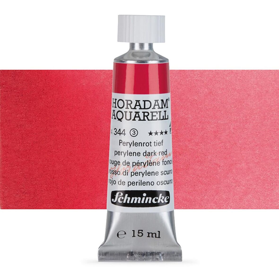 Schmincke Horadam Aquarell Tube Tüp Sulu Boya 15ml Perylene Dark Red 344 S.3