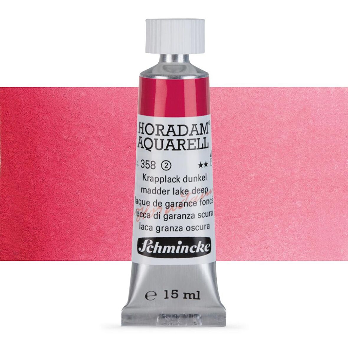 Schmincke Horadam Aquarell Tube Tüp Sulu Boya 15ml Madder Lake Deep 358 S.2