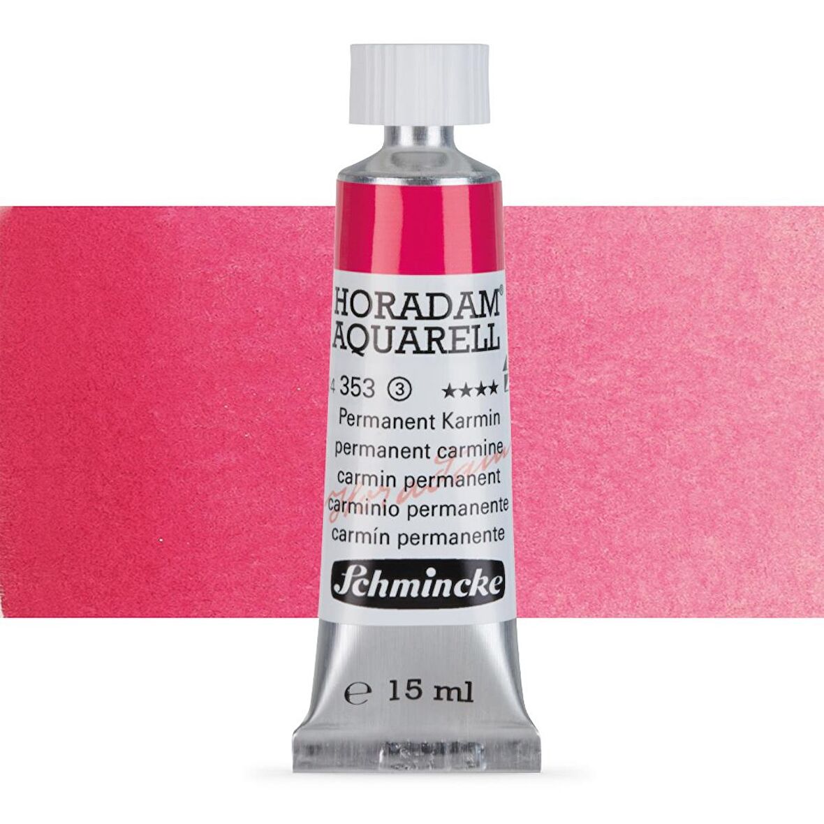 Schmincke Horadam Aquarell Tube Tüp Sulu Boya 15ml Permanent Carmine 353 S.3