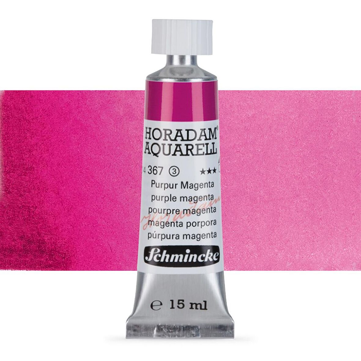 Schmincke Horadam Aquarell Tube Tüp Sulu Boya 15ml Purple Magenta 367 S.3