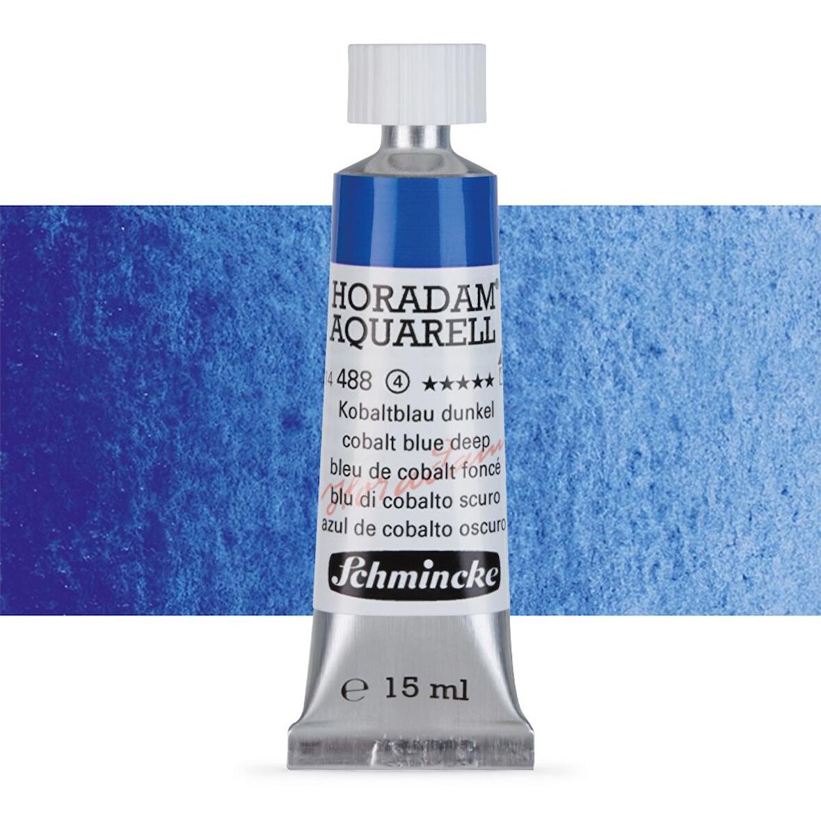 Schmincke Horadam Aquarell Tube Tüp Sulu Boya 15ml Cobalt Blue Deep 488 S.4