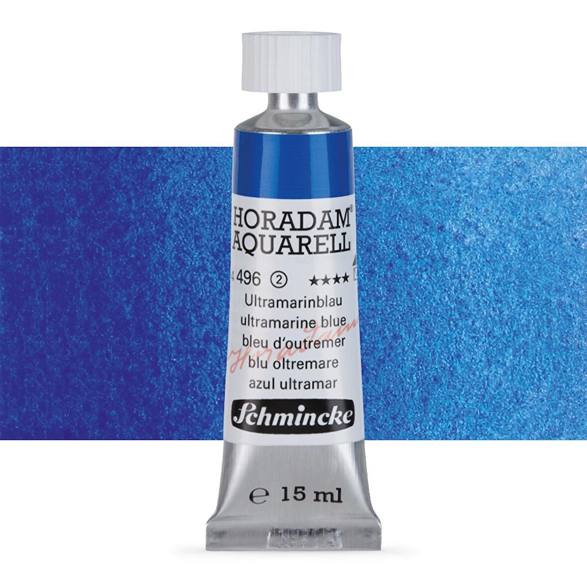 Schmincke Horadam Aquarell Tube Tüp Sulu Boya 15ml Ultramarine Blue 496 S.2