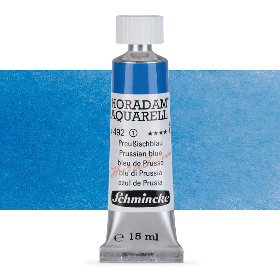 Schmincke Horadam Aquarell Tube Tüp Sulu Boya 15ml Prussian Blue 492 S.1
