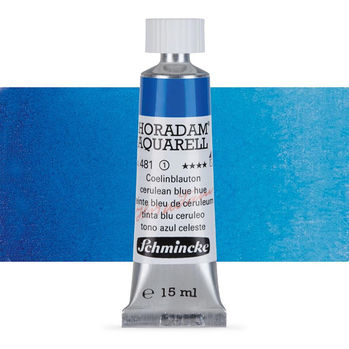 Schmincke Horadam Aquarell Tube Tüp Sulu Boya 15ml Cerulean Blue Tone 481 S.1