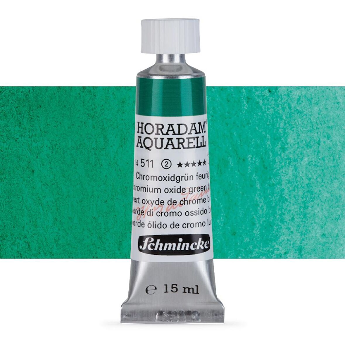 Schmincke Horadam Aquarell Tube Tüp Sulu Boya 15ml Chromium Oxide Green Brilliant 511 S.2