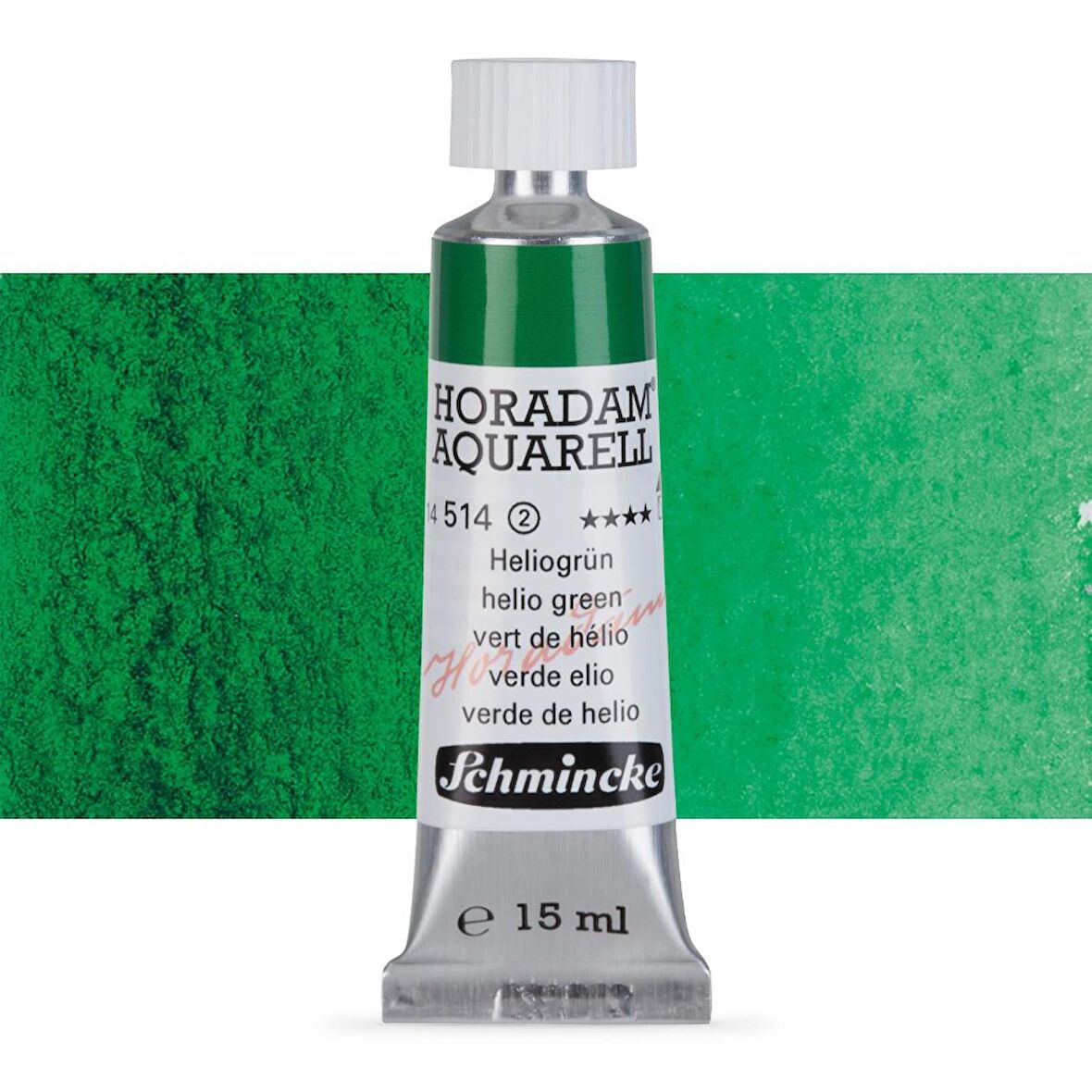 Schmincke Horadam Aquarell Tube Tüp Sulu Boya 15ml Helio Green 514 S.2