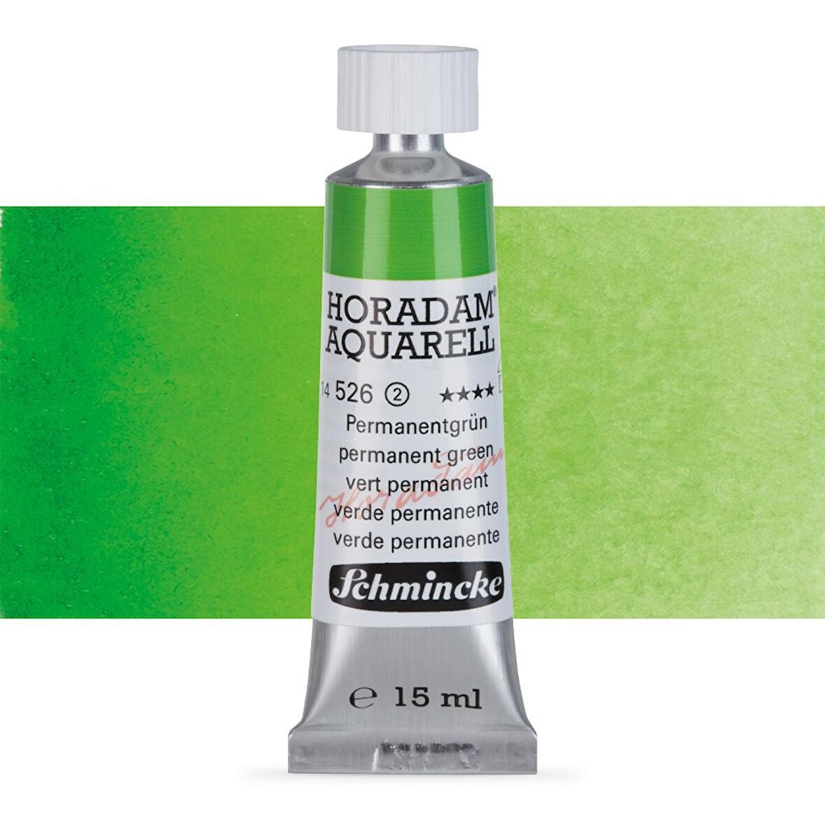 Schmincke Horadam Aquarell Tube Tüp Sulu Boya 15ml Permanent Green 526 S.2
