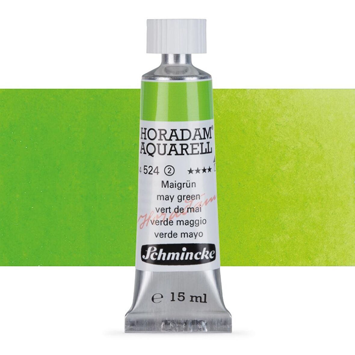 Schmincke Horadam Aquarell Tube Tüp Sulu Boya 15ml May Green 524 S.2