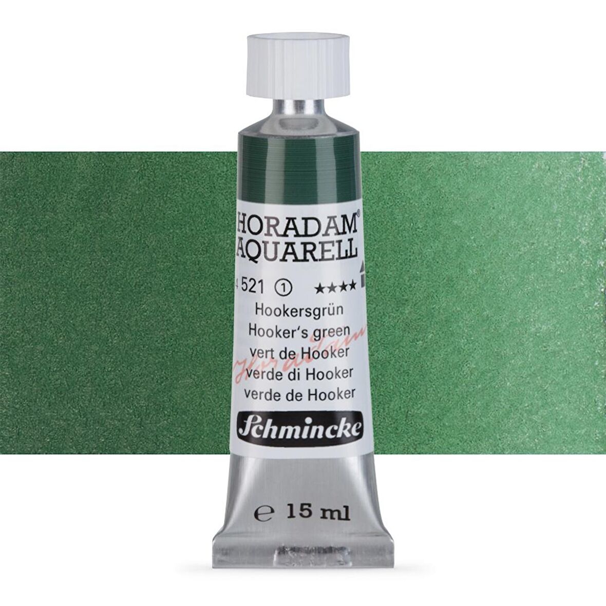 Schmincke Horadam Aquarell Tube Tüp Sulu Boya 15ml Hookers Green 521 S.1